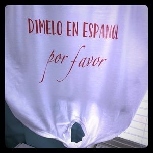 Dímelo en español por favor